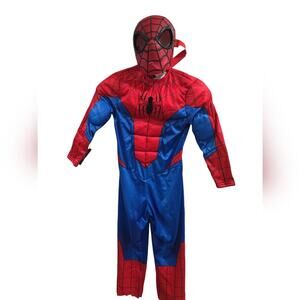 Spiderman Junpsuit Costume With Mask